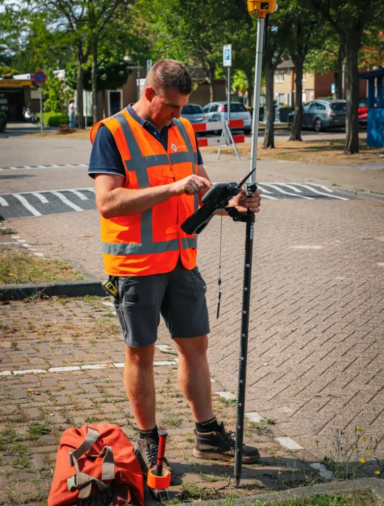 Inmeten op het werkterrein — Figma-ontwerpbeeld