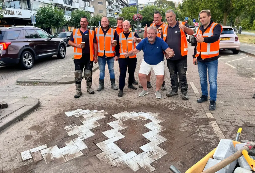 Vakmensen op het werkterrein — Figma-ontwerpbeeld